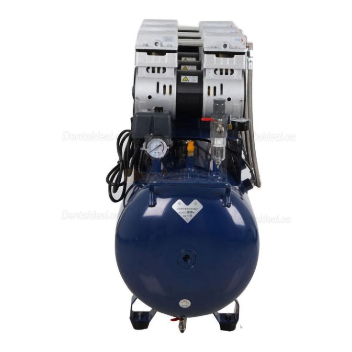 Dynamic DA7003 2.25KW/3HP Dental Oil Free Quiet Air Compressor 70L Tank